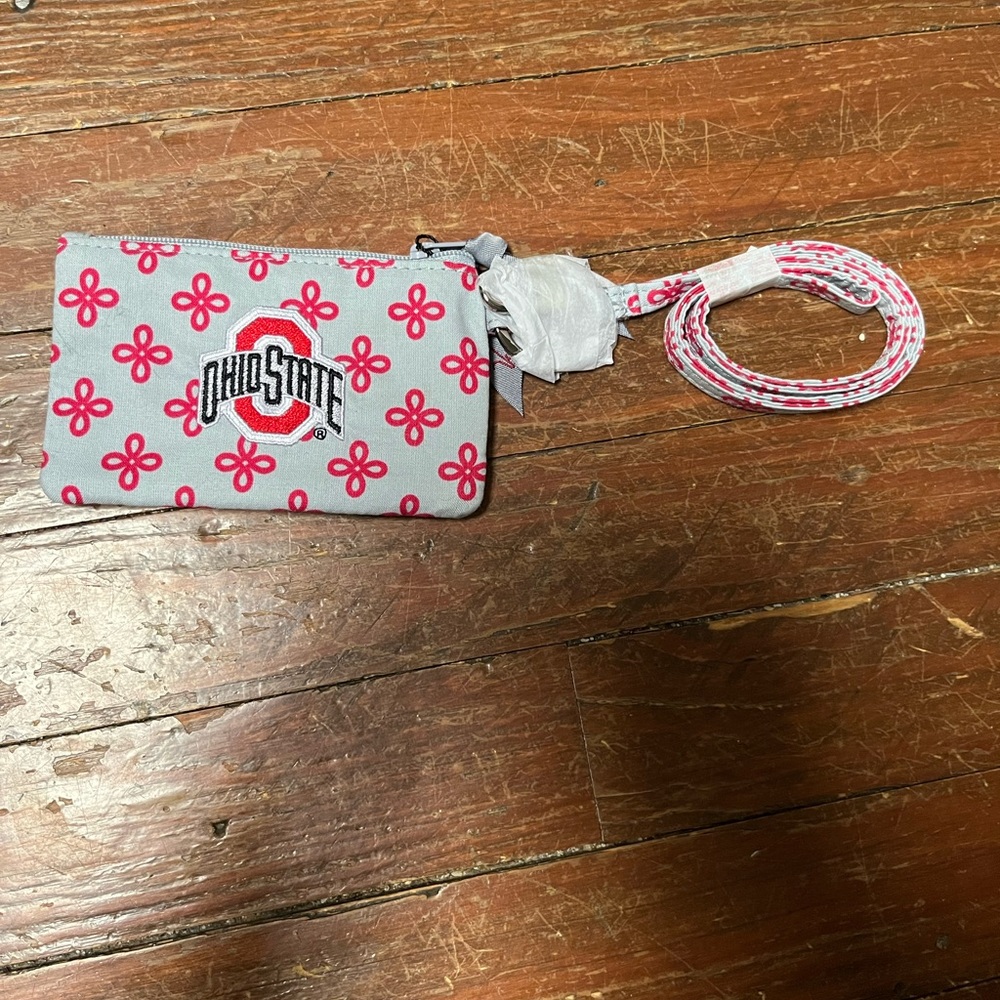 Ohio state ID holder with lanyard.